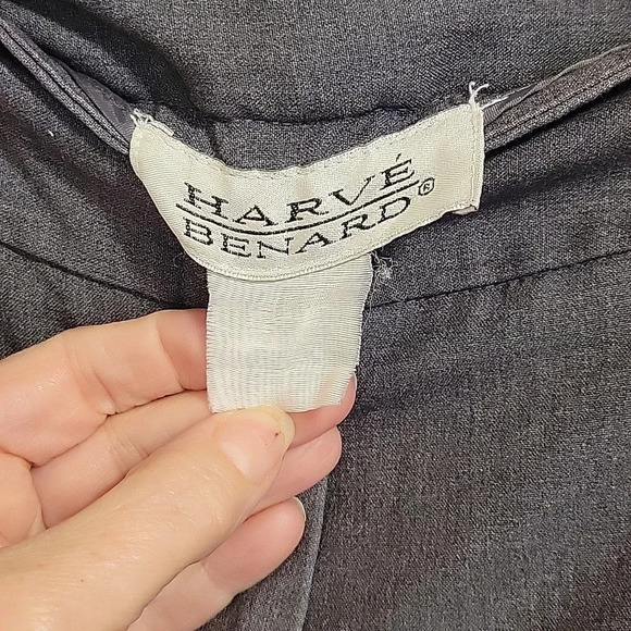 Women's Harve Benard Gray slacks - Picture 4 of 6